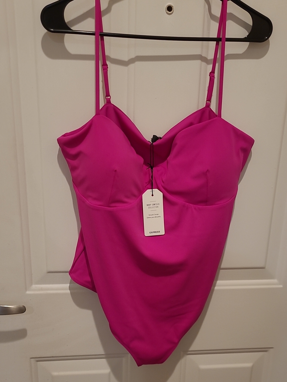 Express Hot Pink Bodysuit.